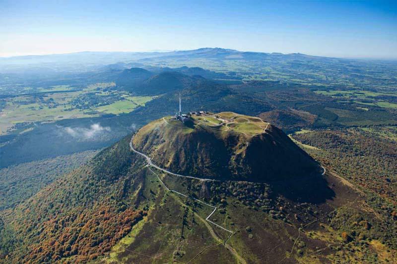 sommet du Puy de Dôme panorama